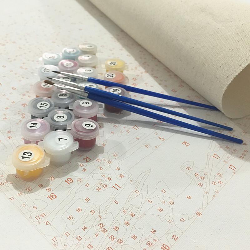 Lonely Peonie - Van-Go Paint-By-Number Kit