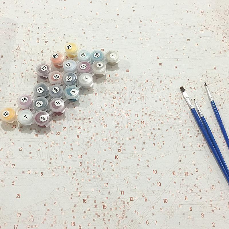 Lonely Peonie - Van-Go Paint-By-Number Kit