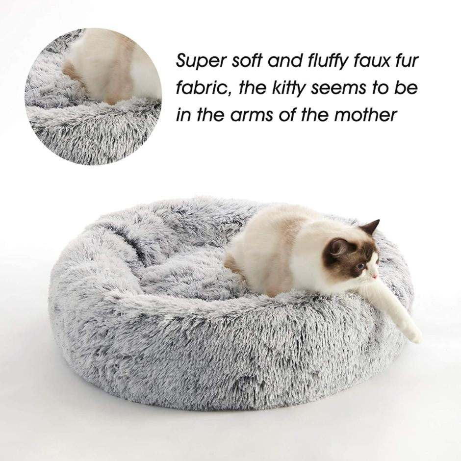 Plush Dog Cat Bed PeekWise