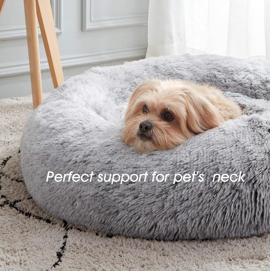 Plush Dog Cat Bed PeekWise