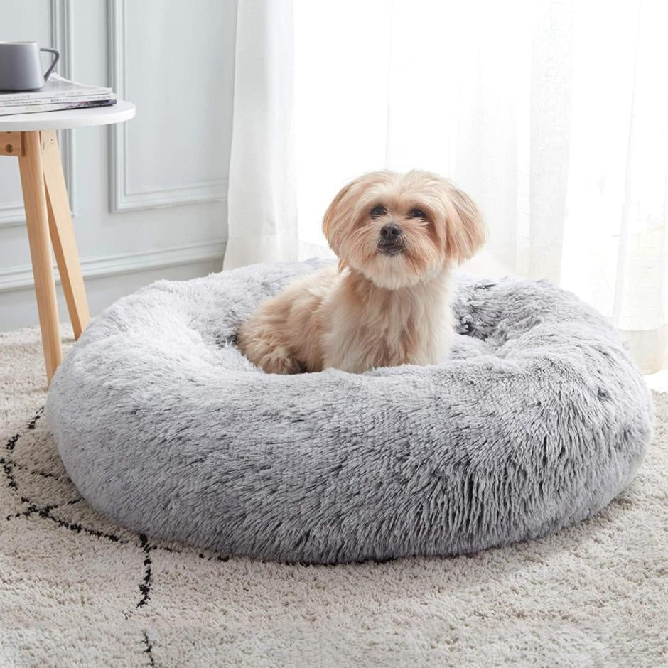 Plush Dog Cat Bed PeekWise