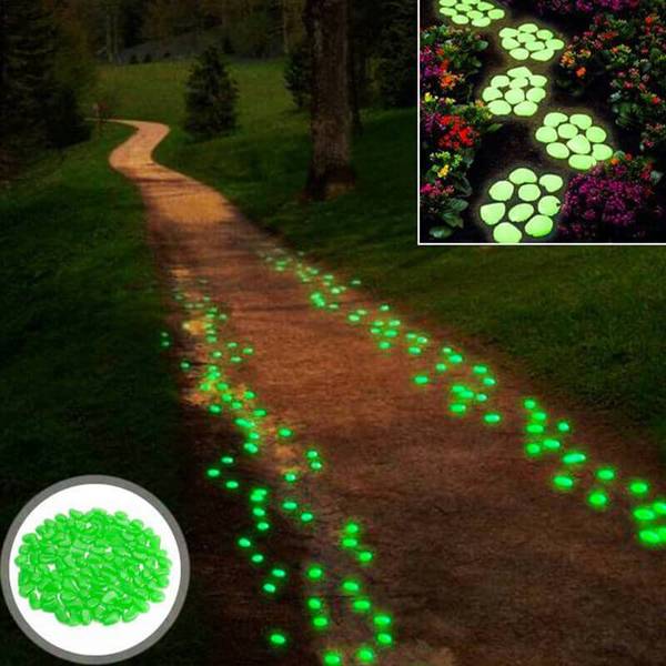 Glow-in-the-Dark Garden Pebbles