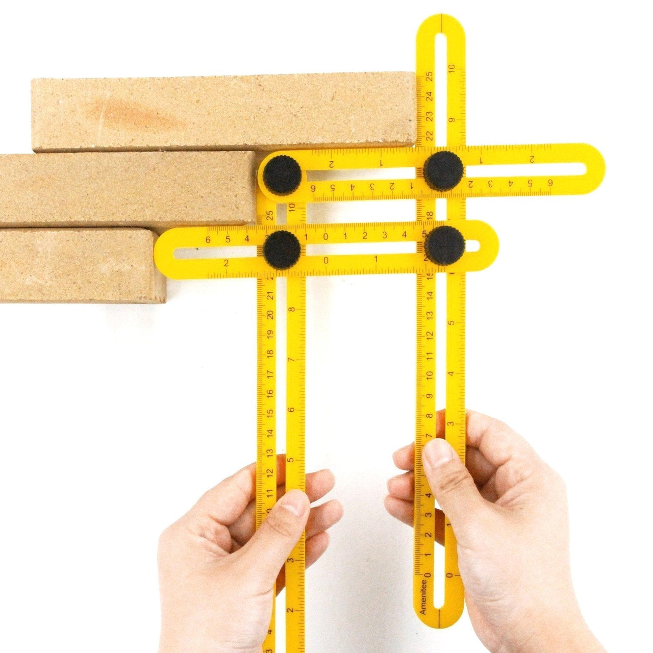 Multi-Functional Four Folding Angle Measuring Tool