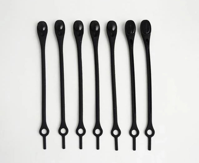 NoTie - 12 Silicone Elastic No Tie Shoe Laces