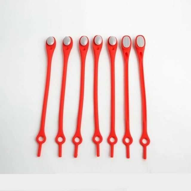 NoTie - 12 Silicone Elastic No Tie Shoe Laces