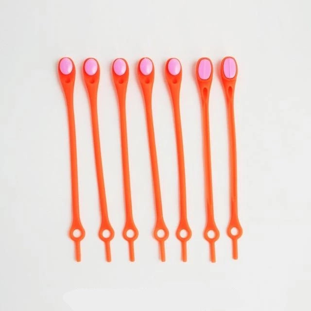 NoTie - 12 Silicone Elastic No Tie Shoe Laces