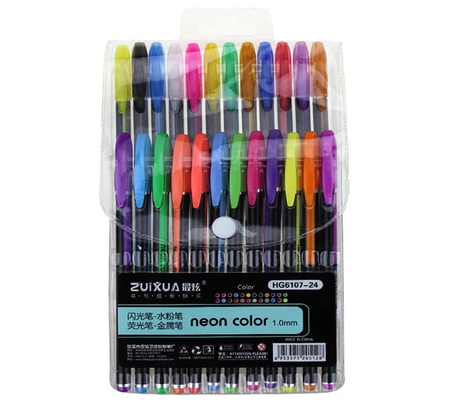 Glitterly - Colored Glitter Gel Pens