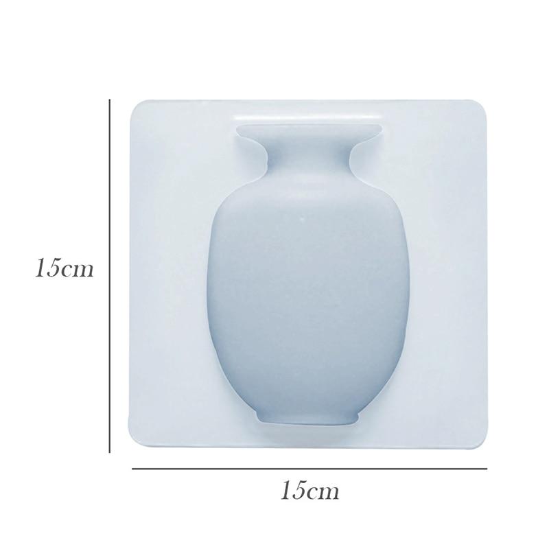 Silicone Sticky Wall Vase