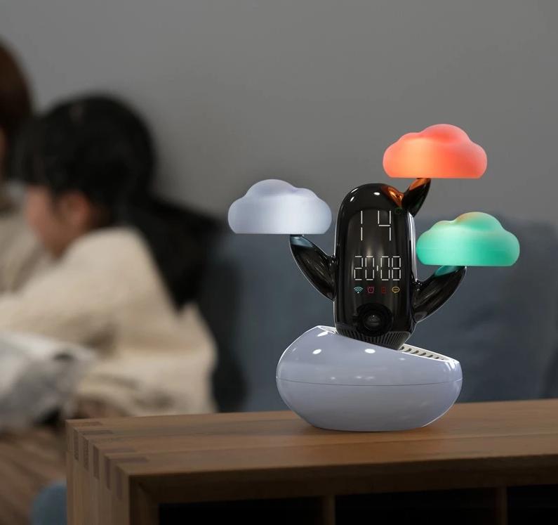 Cakty - LED Weather & Clock Bedside Buddy