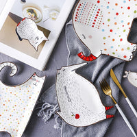 Thumbnail for Cartoon Animal Ceramic Dish Plates PeekWise