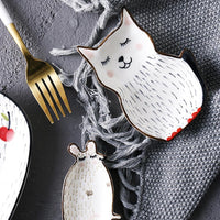 Thumbnail for Cartoon Animal Ceramic Dish Plates PeekWise