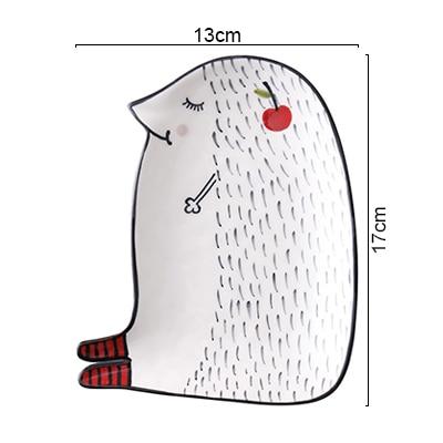 Cartoon Animal Ceramic Dish Plates PeekWise