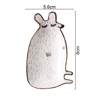 Cartoon Animal Ceramic Dish Plates PeekWise