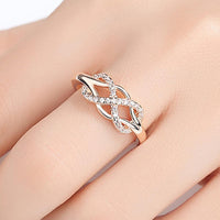 Thumbnail for Wrap CZ Crystal Infinity Ring