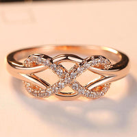 Thumbnail for Wrap CZ Crystal Infinity Ring