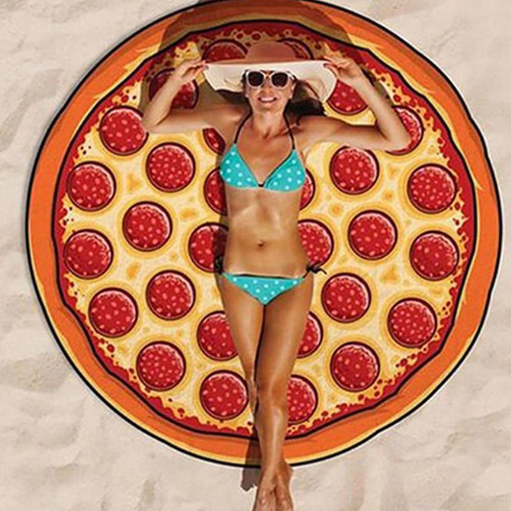 BeachBum - Round Food Beach Towel