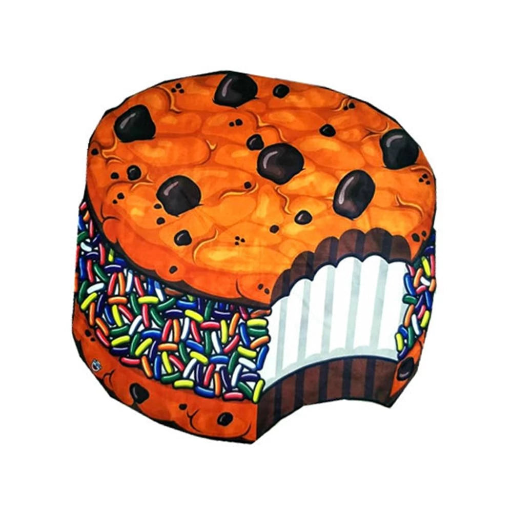 BeachBum - Round Food Beach Towel