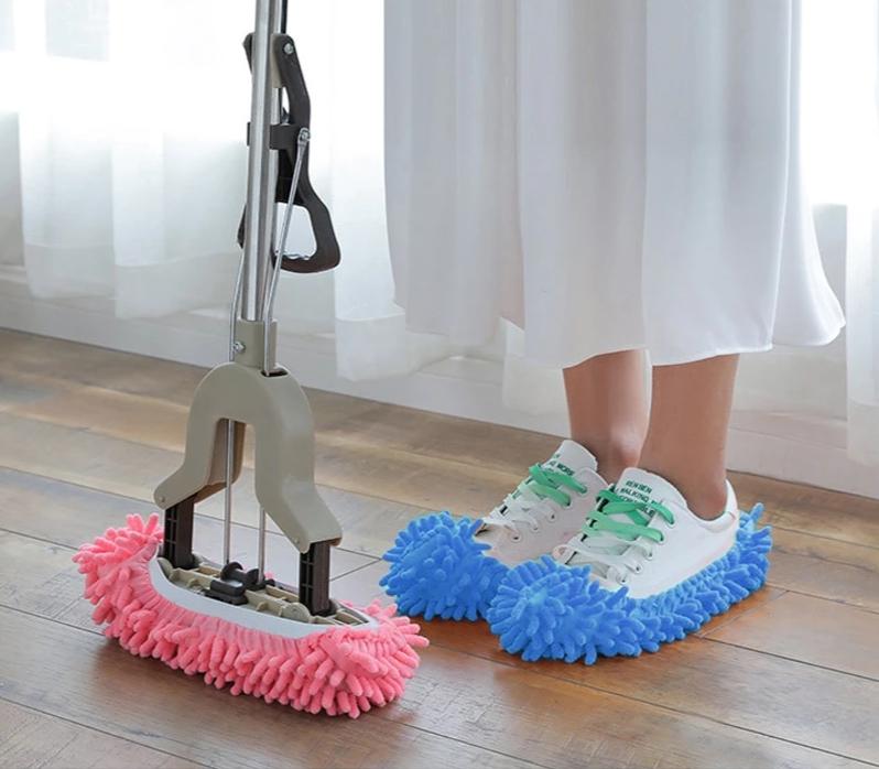 Ezee - Microfiber Dry Mop Slippers