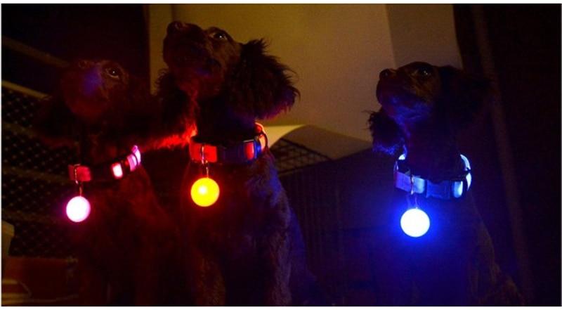 LED Flash Dog Collar Pendant