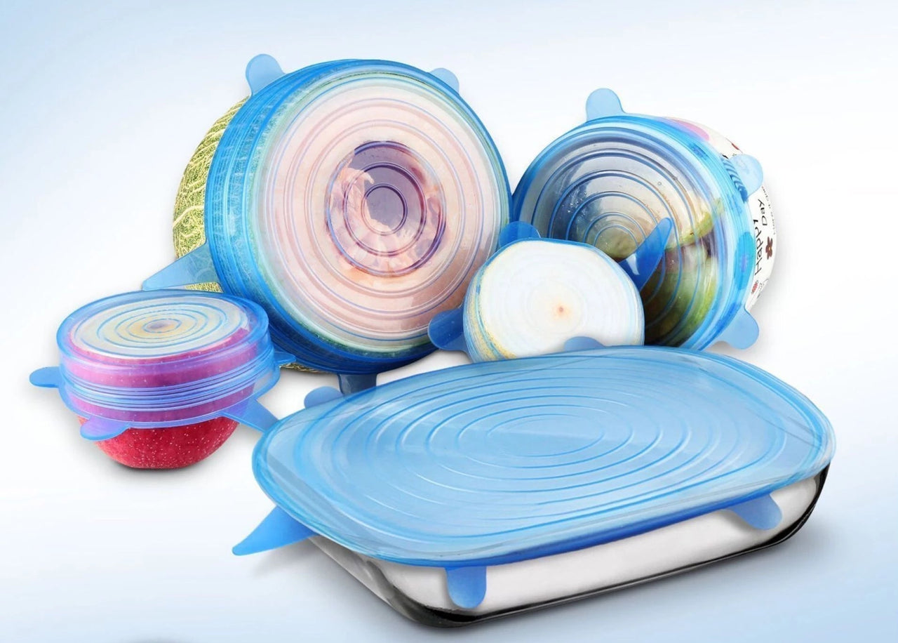 EcoLid - 6 Silicone Reusable Stretch Covers