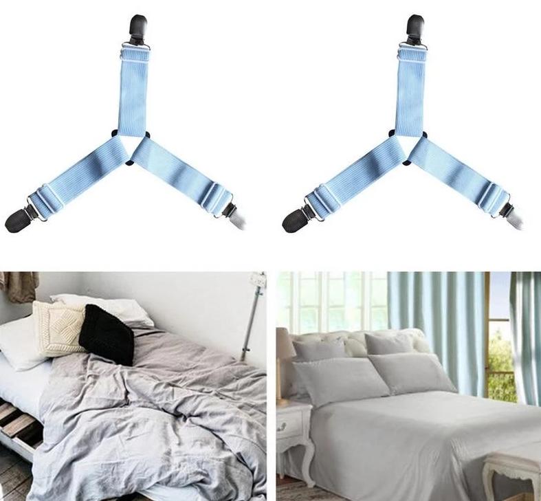 HoldTight - 4 Piece Elastic Bed Sheet Clips