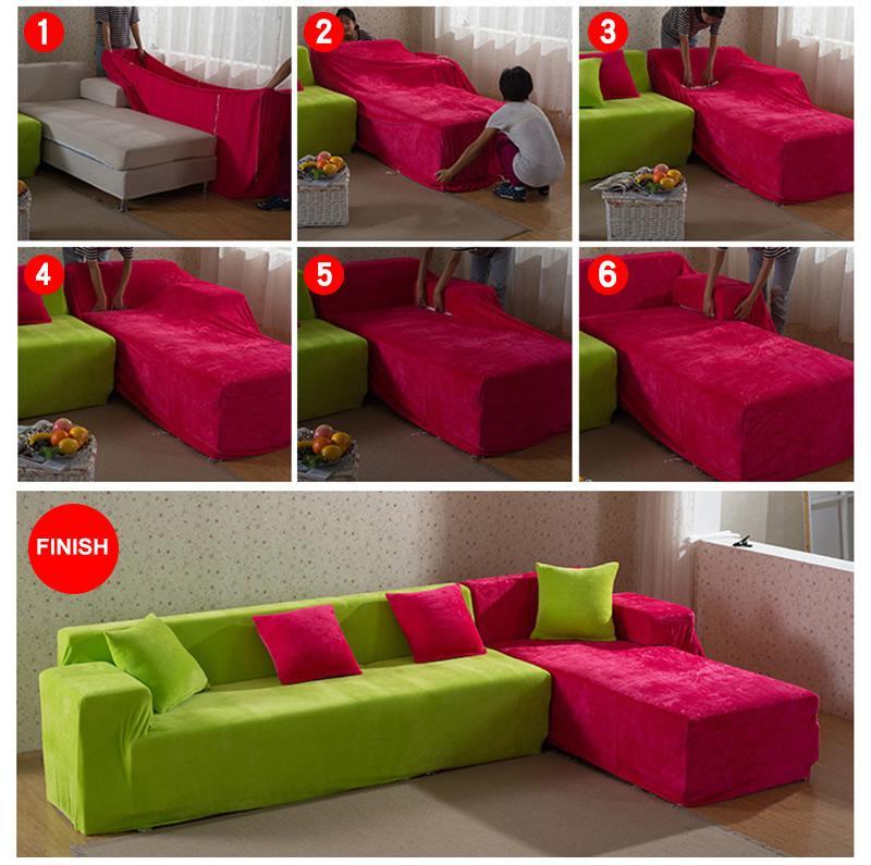 Magic Sofa Cover (Solid Color)