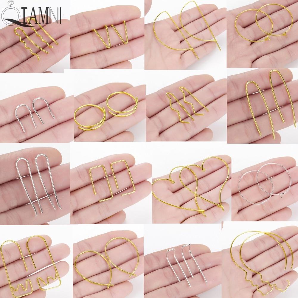 Horseshoe Loop Through Earrings