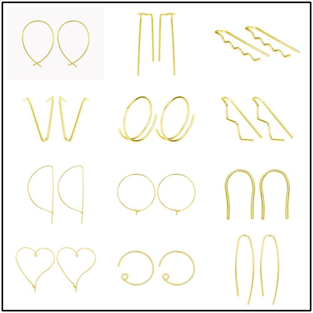 Horseshoe Loop Through Earrings