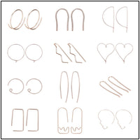 Thumbnail for Horseshoe Loop Through Earrings