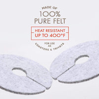 Thumbnail for Felt Sheep Coaster Set Pieces PeekWise