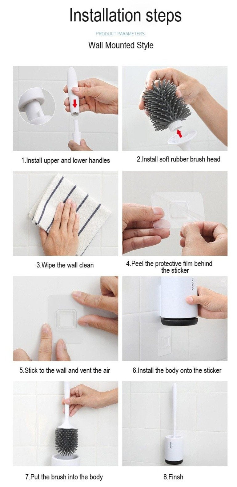 Silicone Toilet Brush