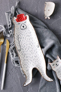 Thumbnail for Cartoon Animal Ceramic Dish Plates PeekWise