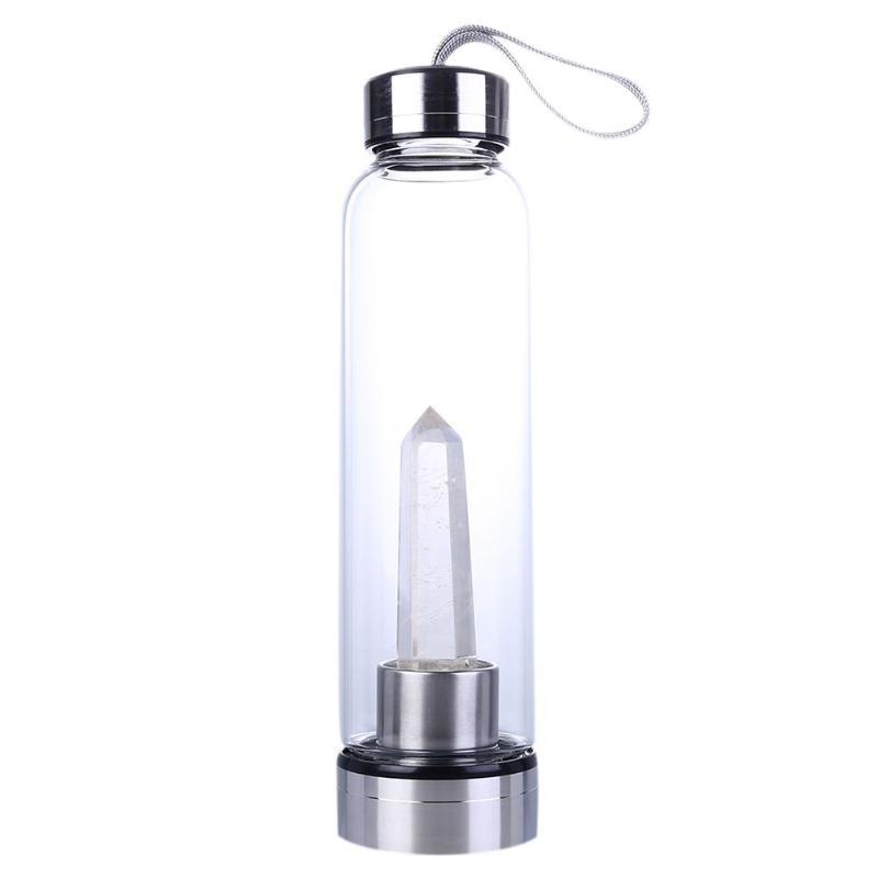 Indigo - Quartz Crystal Water Bottle