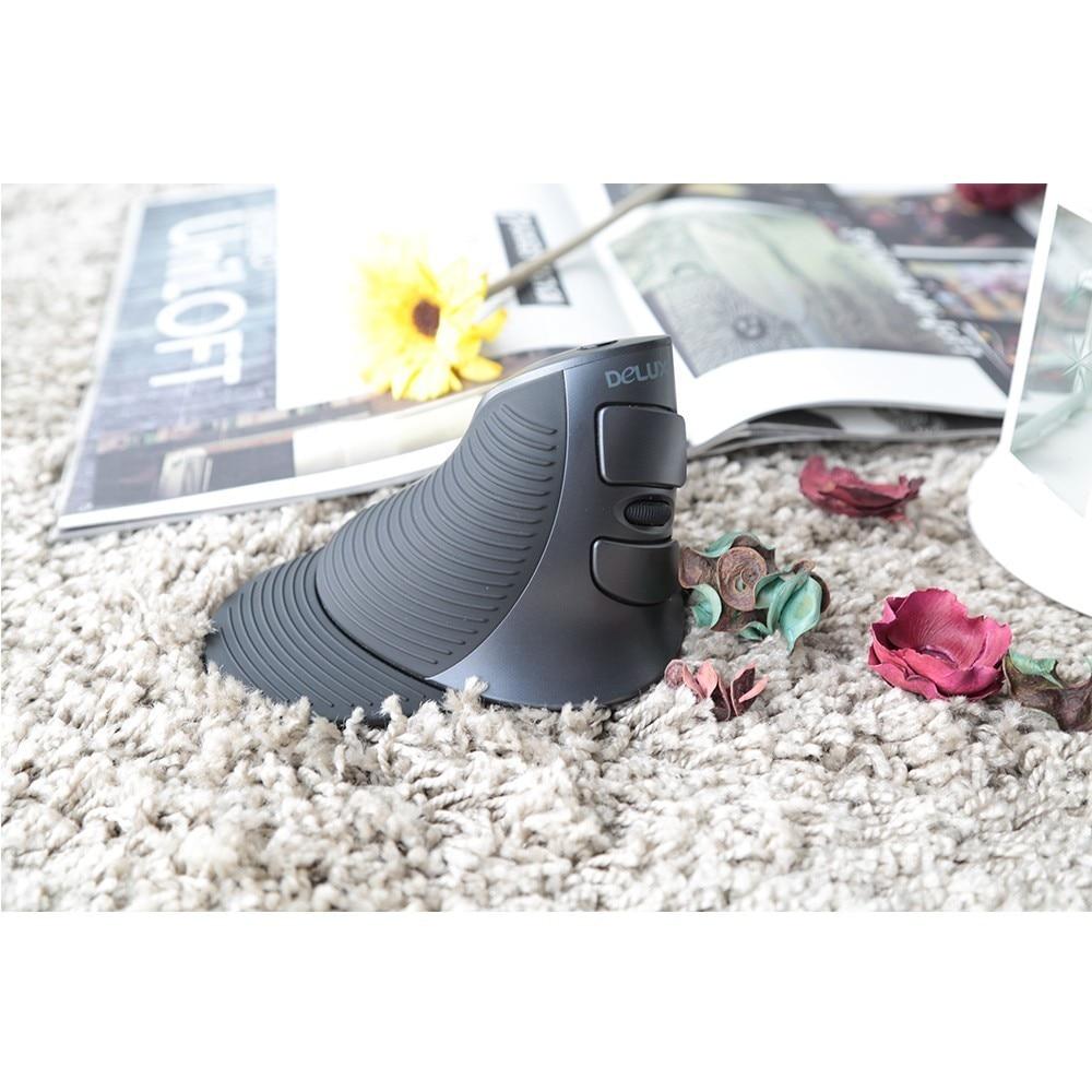 Ergonomic Vertical Wireless 6 Button Mouse