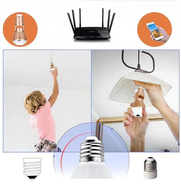 HD 360° Security Camera Light Bulb