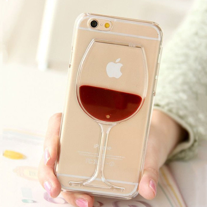 WineTime - Liquid Wine Glass Mobile Phone Cover