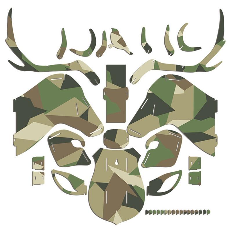 DIY Wall-Mounted Wooden Deer Head PeekWise