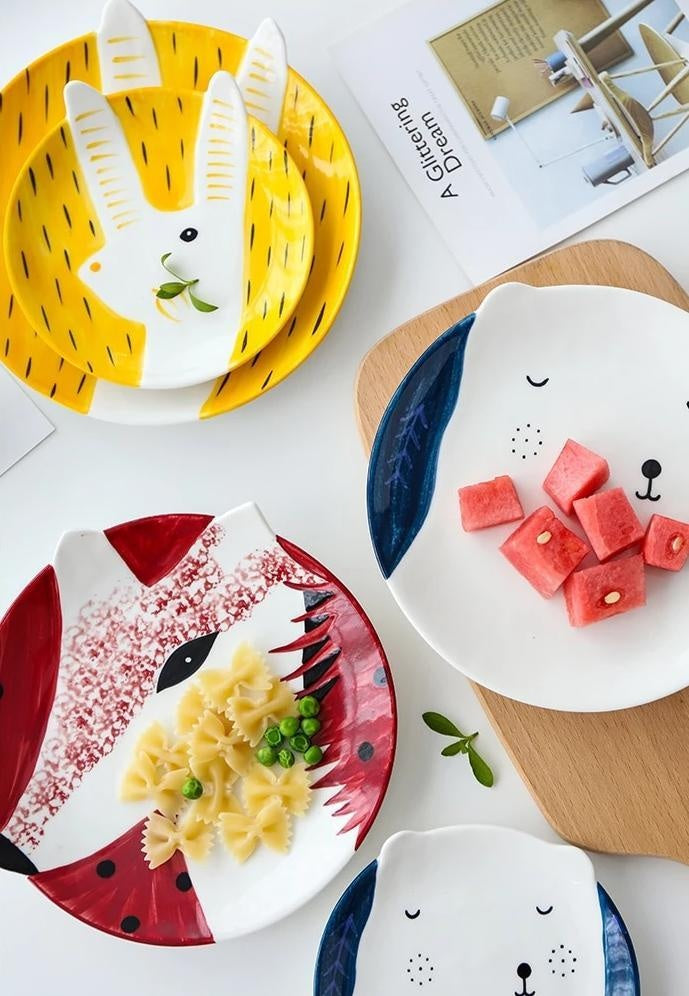Animal Ceramic Dish Plate PeekWise