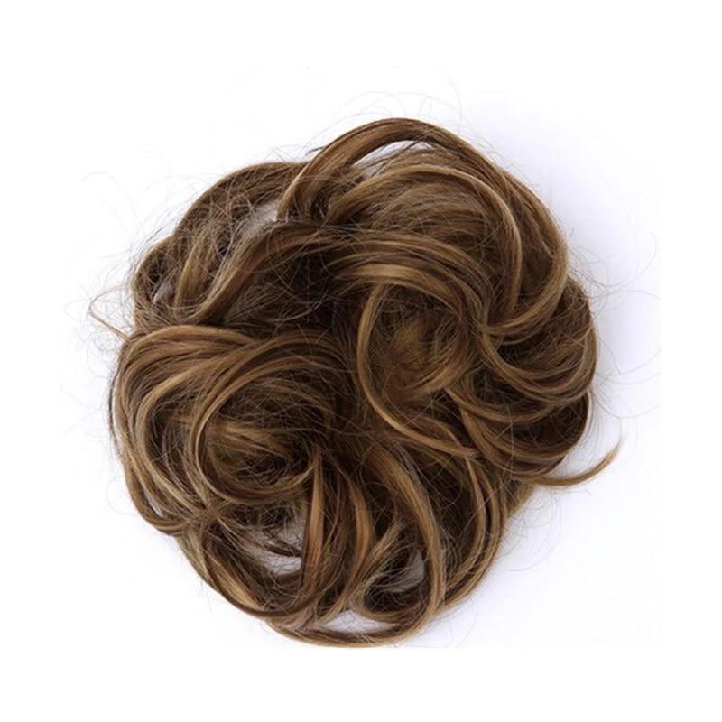 Messy Bun Fake Hair Scrunchie