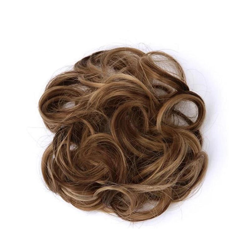 Messy Bun Fake Hair Scrunchie