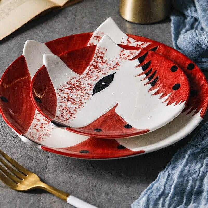 Animal Ceramic Dish Plate PeekWise