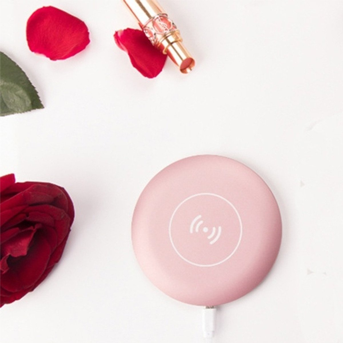 Wireless Charging LED Makeup Mirror