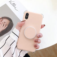 Thumbnail for Candee - Matte Silicone iPhone Cover with Ring