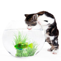 Thumbnail for Battery-Powered Fish Cat Toy Water Activated LED Swimming Fish Toy Cat Fish Toys with Aquatic Weed & Screwdriver for Cats