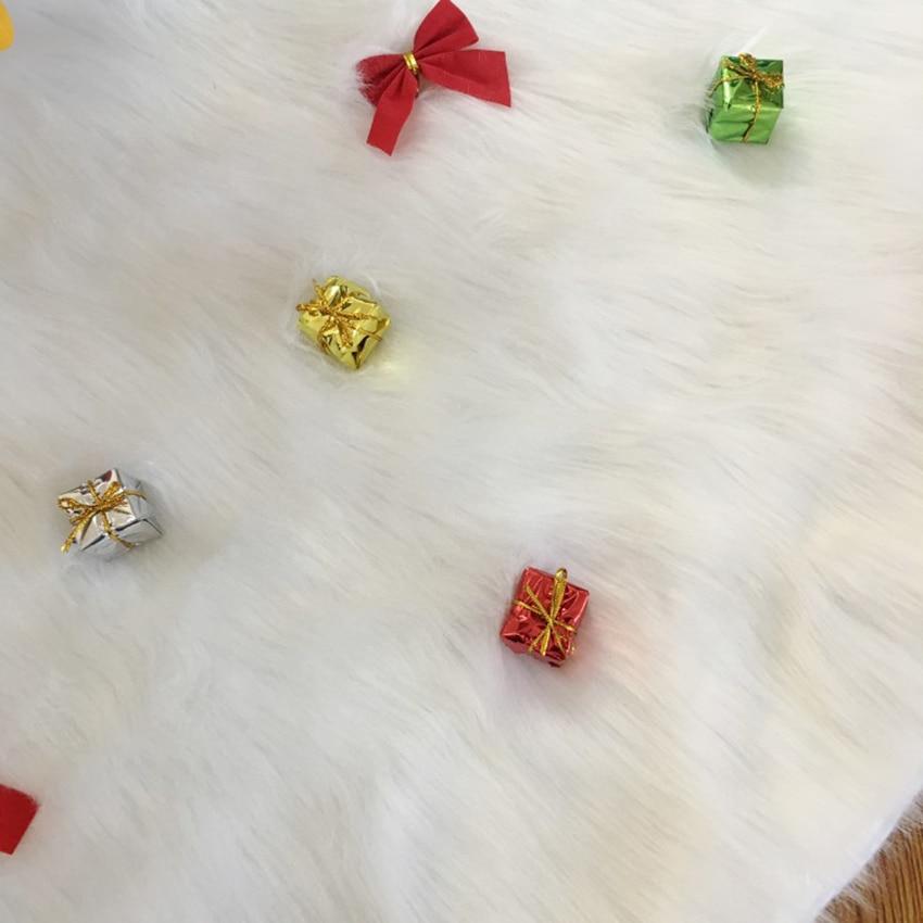 Faux Fur Christmas Tree Skirt