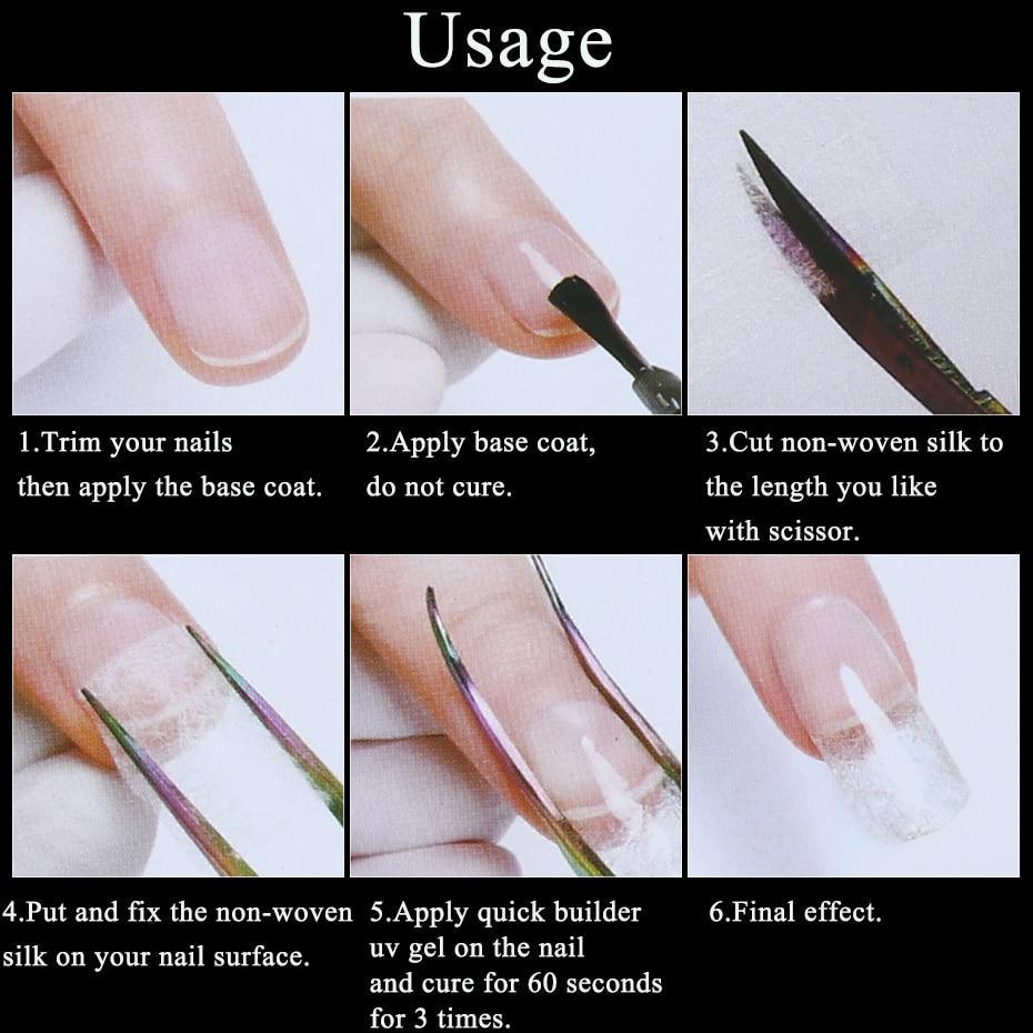 Silk Fiberglass Nail Extension
