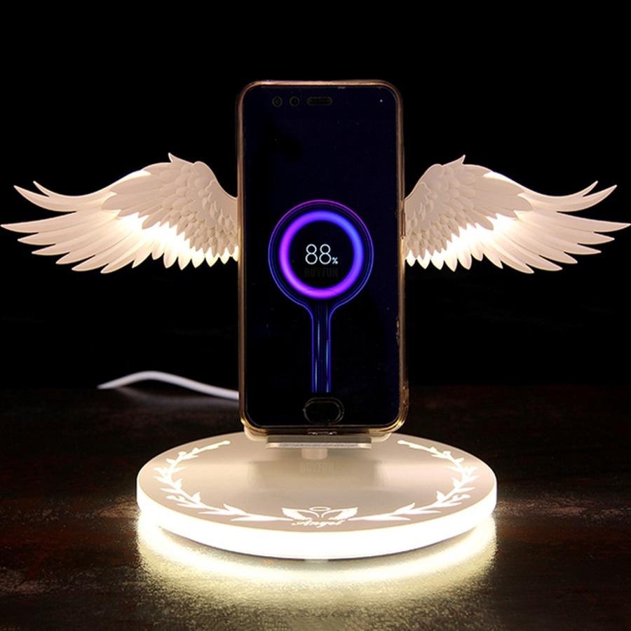 Angel Wing LED Wireless Charger