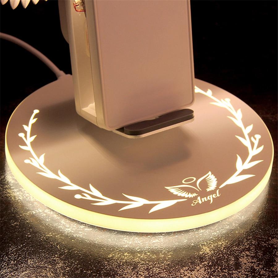 Angel Wing LED Wireless Charger