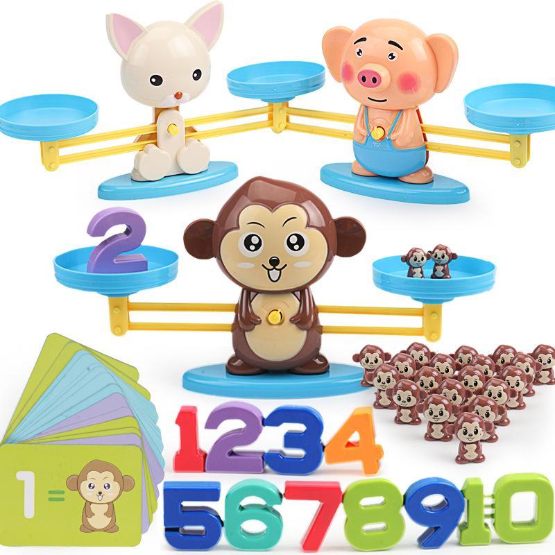 Monkey Balance Math Game Toy
