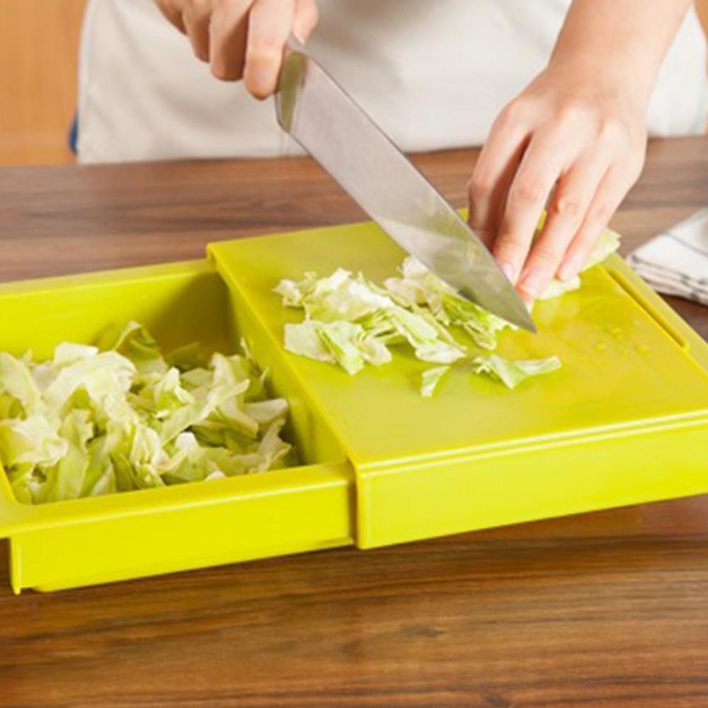 Cutting & Draining Multi-Function Chopping Board